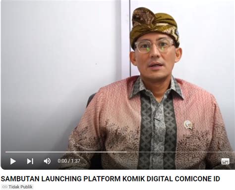 Kemenparekraf Dukung Penuh Karya Anak Bangsa Di Platform Komik Digital