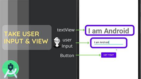 How To Get User Input Text In Android Studio Set Text Into Textview