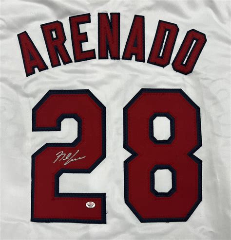 Nolan Arenado Signed Autographed Pro Style MLB Jersey W COA Cardinals