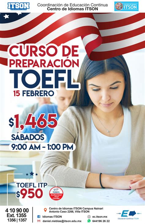 Cursos Para Examen Toefl Idiomas Itson