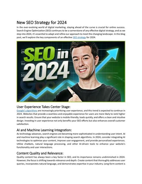 Ppt New Seo Strategy For 2024 Powerpoint Presentation Free Download