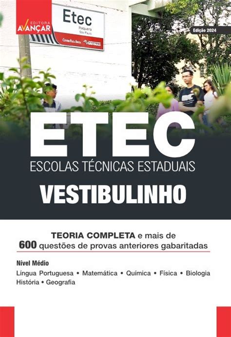 Etec Escola T Cnica Estadual Do Estado De S O Paulo Vestibulinho