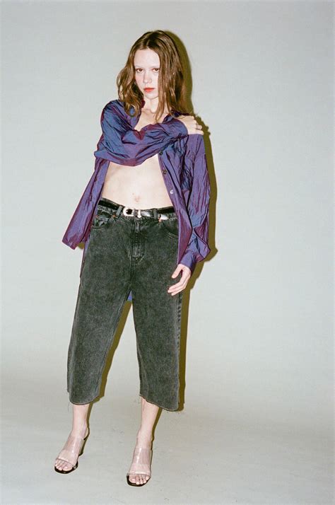 Our Legacy 2cm Belt In Black Nonna