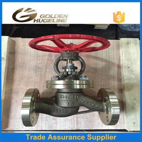 Dn40 DIN Standard Flange End Pn16 Globe Valve China Bronze Globe