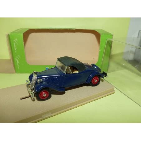 CITROEN TRACTION 7C CABRIOLET CAPOTE Bleu ELIGOR 1002 1 43 De Refer