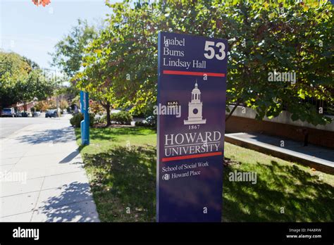 Howard University Washington Dc Usa Stock Photo Alamy