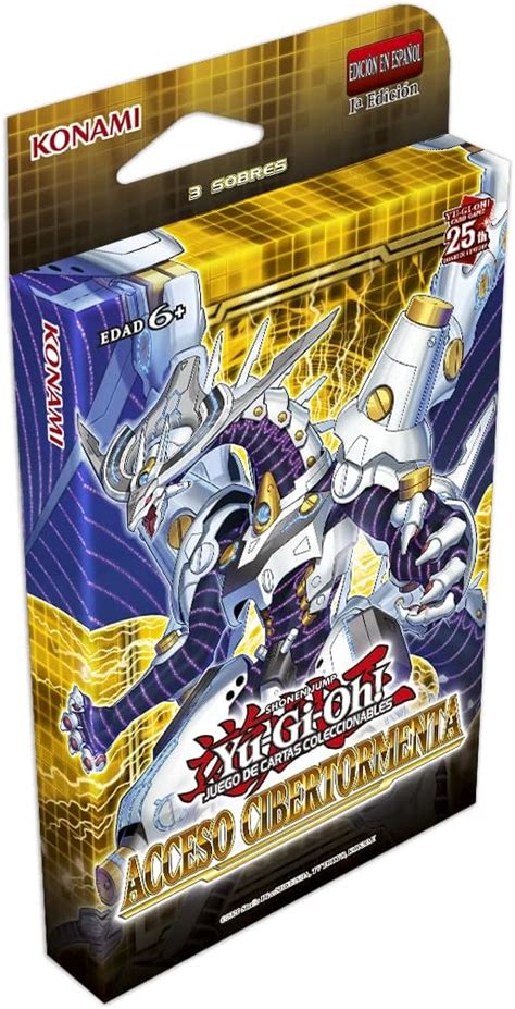 Yu Gi Oh Juego De Cartas Coleccionables Acceso Cibertormenta Pack