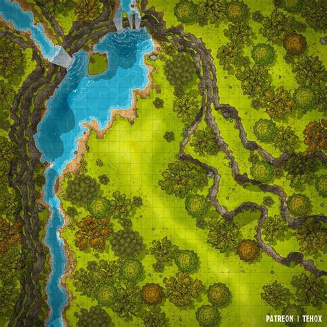 A Beautiful Place Battlemap 30x30 Battlemaps Forest Map Fantasy