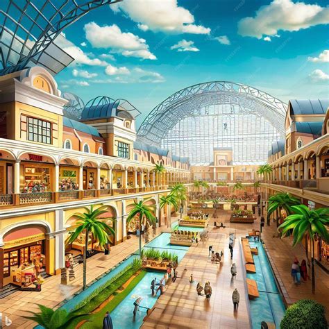 Premium AI Image | Shopping malls in Colombia Free Image and Background