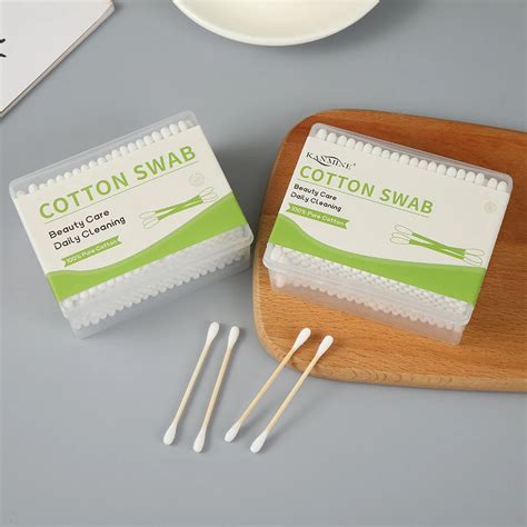 Wholesale High Quality Q Tips Eco Friendly Natural Biodegradable Qtips