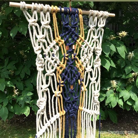 Macrame School with Natalie Miller – Love You Sew