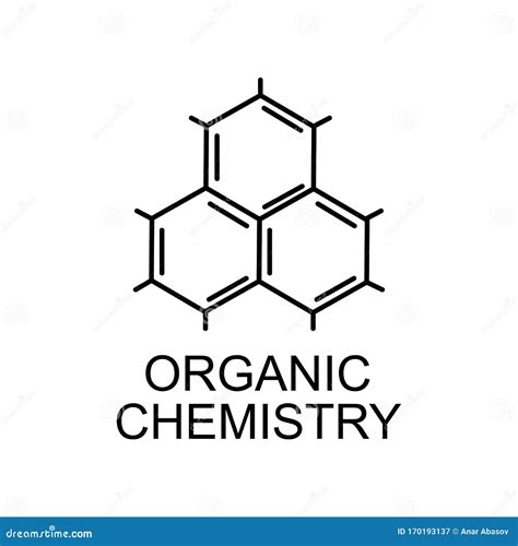 Icono De La Línea Química Orgánica Elemento De Icono De Medicina Con