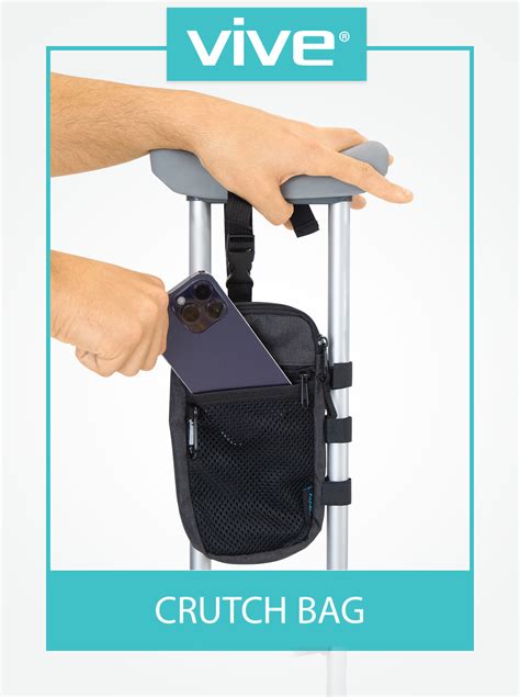 Amazon Vive Forearm Crutch Bag Lightweight Waterproof Forearm