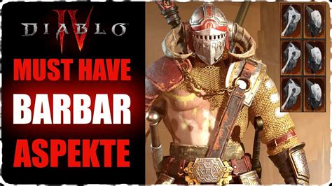 Diablo Beste Aspekte F R Barbaren Build Must Have Dungeon Aspekte