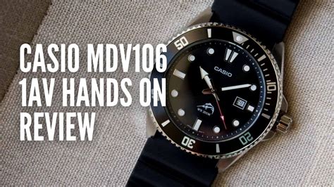 Casio MDV106 1AV Hands-On Review - YouTube