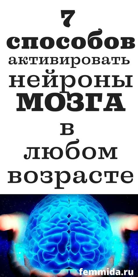 7 способов активировать рост новых нейронов — в любом возрасте ...