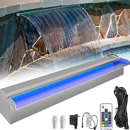 Amazon Festnight Pool Fountain Stainless Steel Waterfall Garden