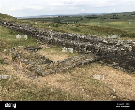 Hadrians Wall Turret A Caw Gap Stock Photo Alamy