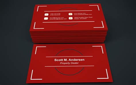 Minimalist Business Card Template for a Professional Edge