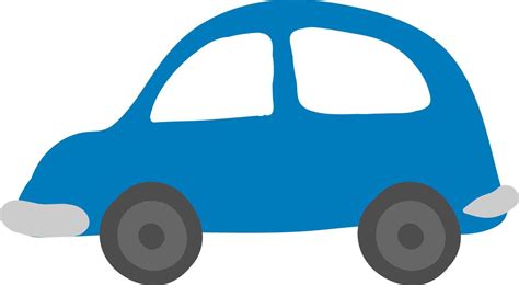 Small blue car, illustration, vector on white background. 13633547 ...