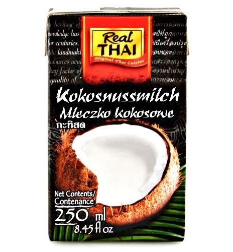 Mleczko Kokosowe REAL THAI Mleko Kokos 250 Ml 12612691289 Allegro Pl