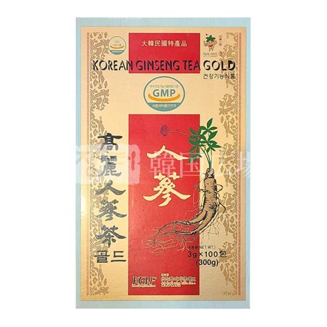 Kgnf 高麗人参茶 Gold 3gx100包入 韓国茶 韓国健康食品 52100060韓国広場 韓国食品のお店 通販