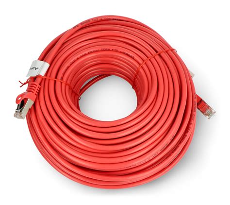 Lanberg Ethernet Patchcord Ftp Kat M Red Botland Robotic Shop