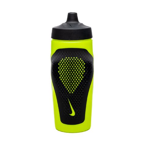 Botella Nike Refuel Grip 18 Oz Volt Black Black Basketball Emotion