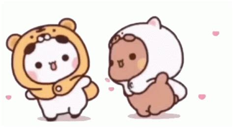 Bubu Dudu Bear And Panda Sticker Bubu Dudu Bear And Panda Discover