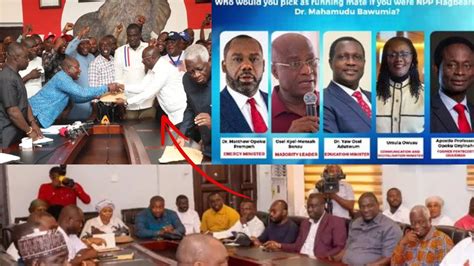 Bawumia Finally Presents Running Mate Name To NPP Headquaters Check