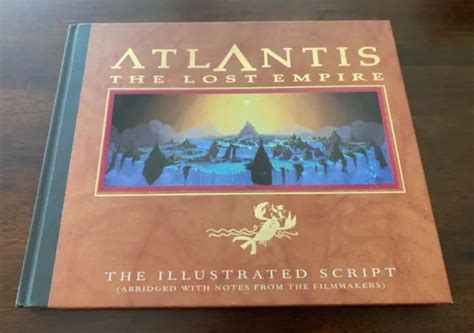 Disney Illustrated Script Film Atlantis The Lost Empire Book Rare £75
