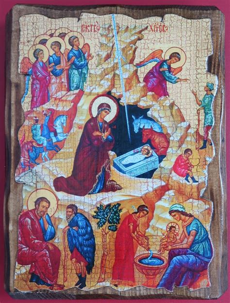 Nativity of Christ Icon – Byzantine Church Supplies