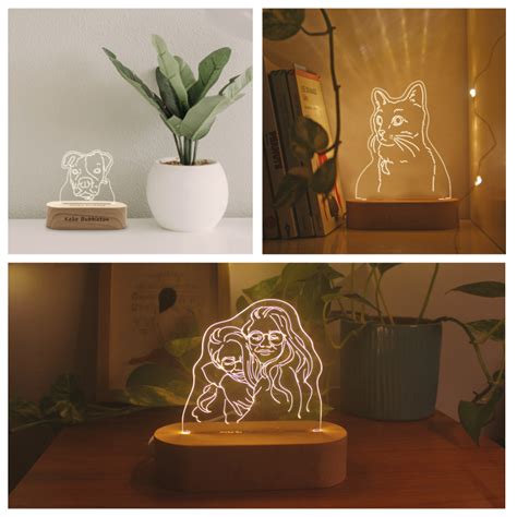 Lampada Personalizzata Con Foto Idea Regalo Shop Laser