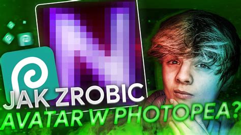 Jak zrobić avatar w Photopea YouTube