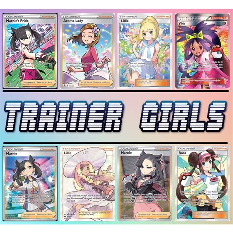 Jual Kartu Pokemon Tcg Hologram Supporter Card Trainer Girls Part