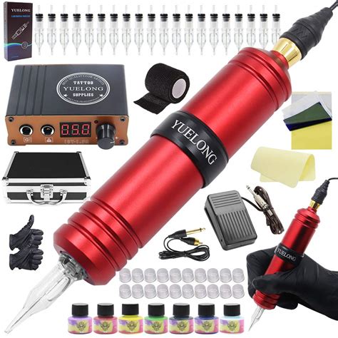 Amazon Complete Tattoo Pen Kit Yuelong Cartridge Tattoo Machine