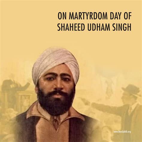 Shaheed Udham Singh S Martyrdom Day Baloch Freedom Fighter Shaheed