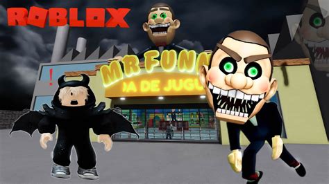 Escape Mr Funnys Roblox Escapa Del MuÑeco Malvado Mr Funny Roblox