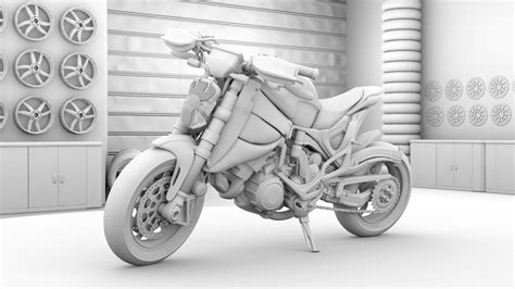 My Another Super Naked Hyper Bike Hardsurface 3D Model CGTrader