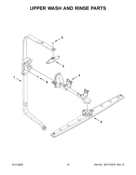 Whirlpool WPW10327455 ARM SPRAY Coast Appliance Parts