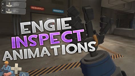 TF2 ALL NEW JUNGLE INFERNO ENGINEER INSPECT ANIMATIONS YouTube