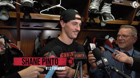 Shane Pinto Postgame Media vs MTL | Ottawa Senators