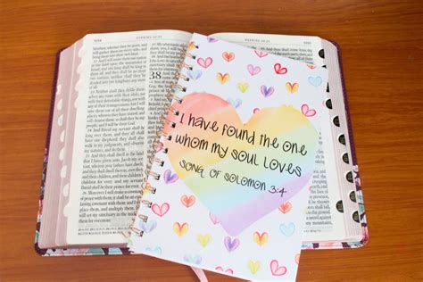 Bible Verse Notebook Scripture Notebook Prayer Journal Spiral