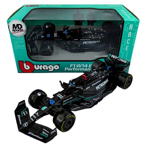 BBURAGO Auto F1 Mercedes W14 2023 44 Lewis Hamilton Caja Normal 1 43