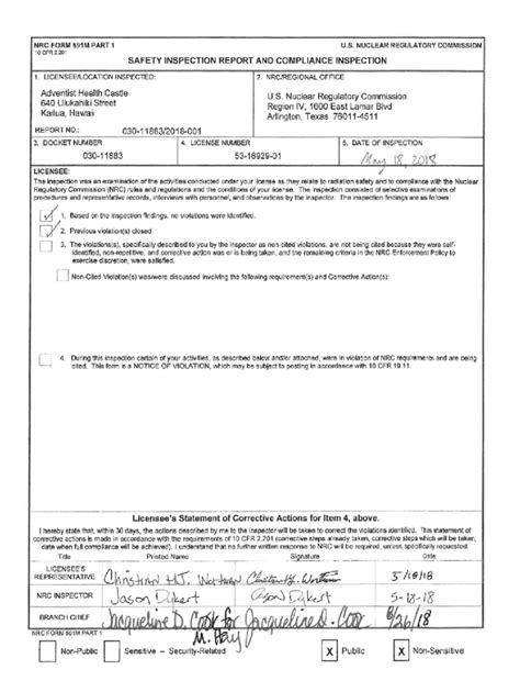 Fillable Online Adventist Health Castle Nrc Form 591m Part 1