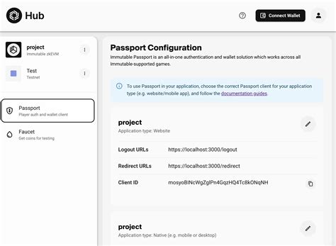 Integrating Immutable Passport | Immutable Documentation