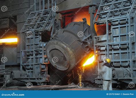 Metal Smelting Casting Editorial Photo Image Of Stove 257518461