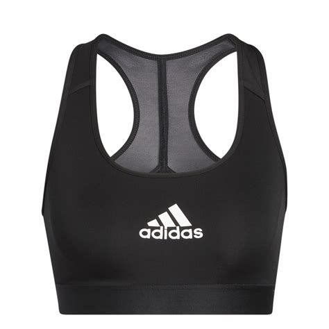 Adidas Powerreact Training Medium Support Bra Ld Black