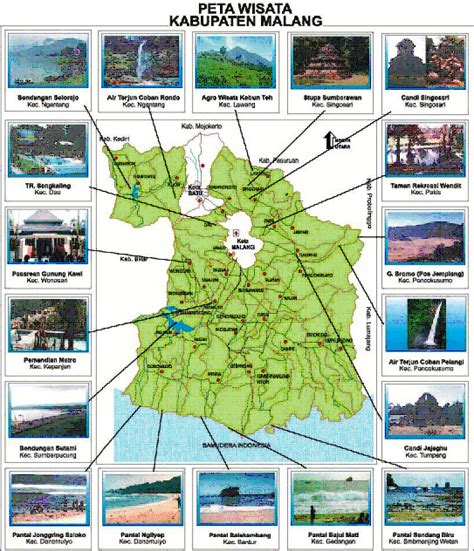 Peta Wisata Di Kabupaten Malang