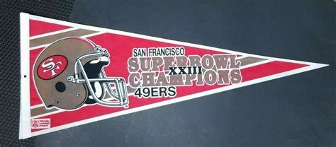 Vintage San Francisco 49ers Super Bowl Xxiii Champions Full Size